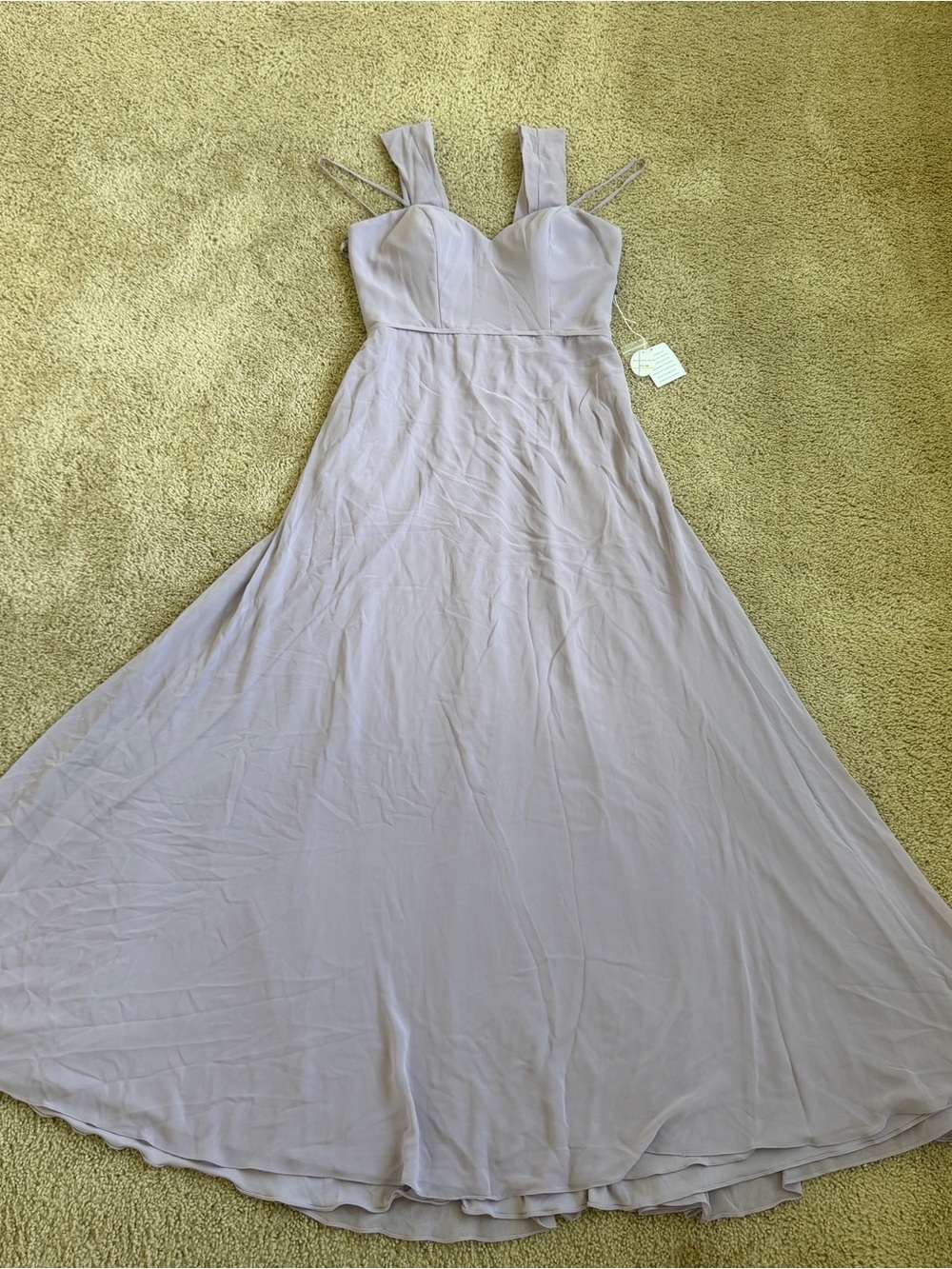 Women's Lavender A-Line Formal Dress